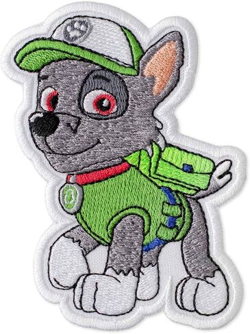 Funny Puppy Rubble, Embroidered Patch Iron On, 2.9 x 3.9 inches in Kuwait