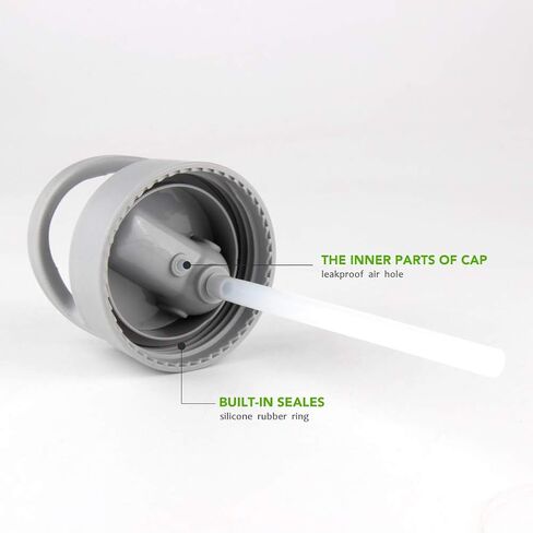 استبدال غطاء القش ثقب الهواء سيليكون سدادة ظهرت صالح Sivaphe 12oz-20oz زجاجة مياه بلاستيكية 10 قطع in Kuwait