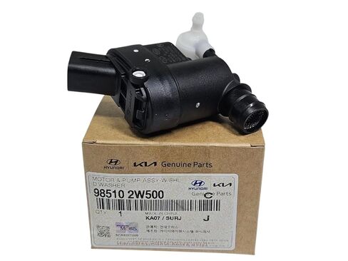 أصلي OEM 98510-2W500 محرك ومضخة غسالة الزجاج الأمامي / 985102W500 لـ Hyundai Santa Fe 13-20 Elantra 18-19 Elantra Kia نماذج مختارة in Kuwait