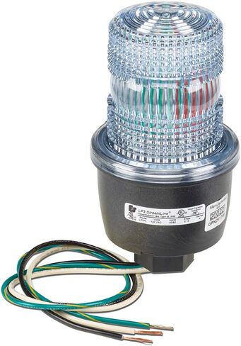 ضوء تحذير إشارة فيدرالية منخفضة المستوى، LED، أحمر، 120 فولت تيار متردد، LP3PL-120R in Kuwait