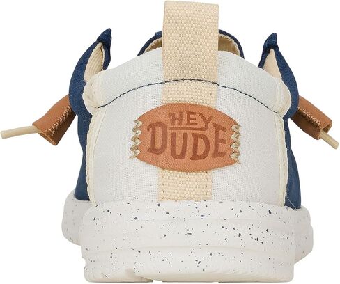 HEYDUDE Wally Craft Linen Sargasso Blue/White Size 13, Men’s Shoes, Men's Slip-on Loafers, Comfortable & Light-Weight in Saudi Arabia
