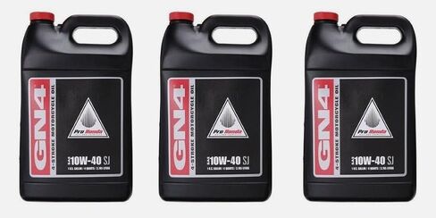 Genuine OEM 10W40 GN4 Motorcycle Grade Engine Oil Compatible with Honda ATV/UTV Motorcycle PWC Dirtbike Engine Oil (2, Quart) in Saudi Arabia