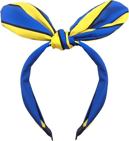 Clownfish Knotted Bow Headband Ocean Theme Hair Accessories Halloween Costume Dress up Birthday Party Supplies Orange White in Saudi Arabia