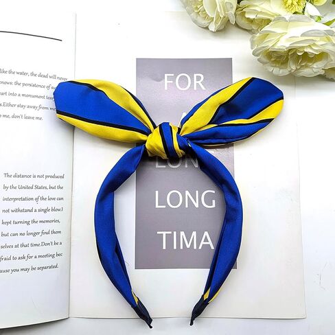 Clownfish Knotted Bow Headband Ocean Theme Hair Accessories Halloween Costume Dress up Birthday Party Supplies Orange White in Saudi Arabia
