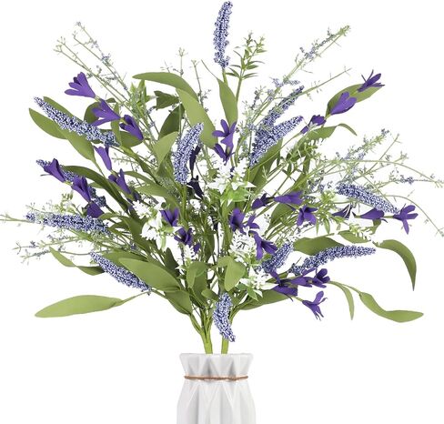 GTIDEA 2 Bundles Artificial Daisy Flowers Fake Silk Spring Flowers Colorful Flowers Fake Wildflowers Bouquet for Home Indoor Table Vase Wedding Party Decor (20in) in Saudi Arabia