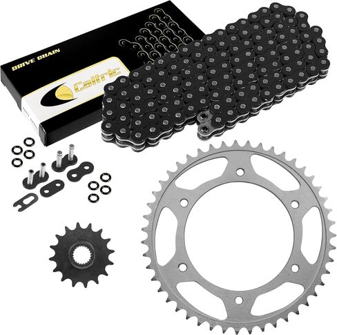 Caltric Black O-Ring Drive Chain and Sprocket Kit Compatible With BMW F650GS 1999 2000-2007 in Saudi Arabia