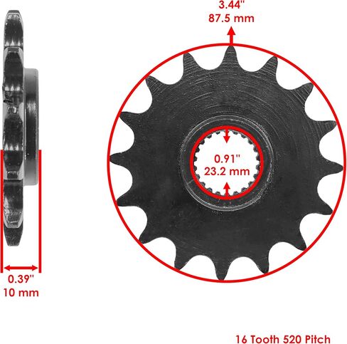Caltric Black O-Ring Drive Chain and Sprocket Kit Compatible With BMW F650GS 1999 2000-2007 in Saudi Arabia