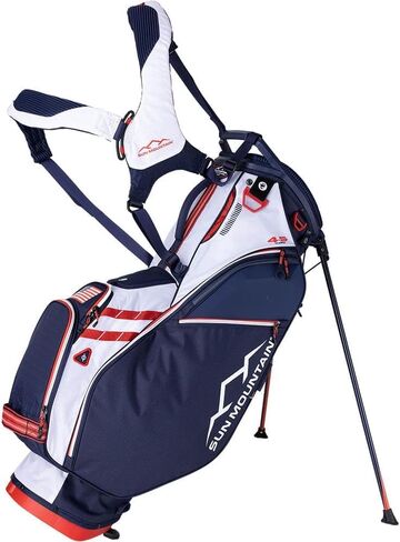 صن ماونتن 2024 4.5Ls 14-Way Golf Stand Bag أحمر/أحمر in Saudi Arabia