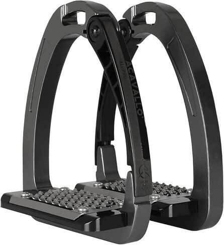 Acavallo Arena Alupro Aluminium Stirrup, One size, 12 cm, Bronze in Saudi Arabia