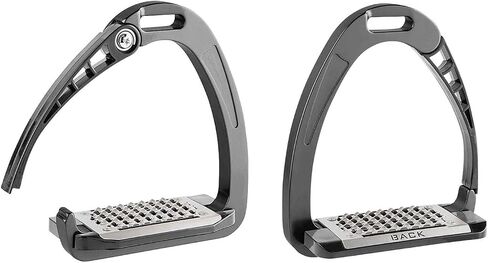 Acavallo Arena Alupro Aluminium Stirrup, One size, 12 cm, Bronze in Saudi Arabia