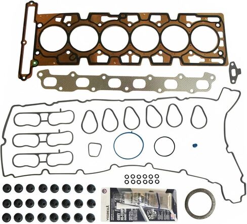حشية رأس قطع الغيار مجموعة W/O براغي الرأس لبويك رينير 2006-2007 ل Chevy Trailblazer 2006-2009 لـ GMC Envoy 2006-2009 لـ Isuzu Ascender 2006-2008 لـ SAAB 9-7X 2006-2009 4.2L L6 24V VIN S in Saudi Arabia