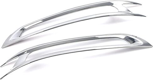 ملحقات السيارات مناسبة لـ Honda Civic 11th Gen 2022 2023 2024 2025 خلفية عاكس الضباب العاكس تغطية مديح (أسود) ABS 2 PCS in Kuwait