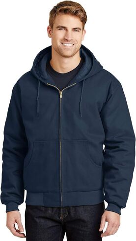 CornerStone Unisex Tall Duck Cloth Hooded Work Jacket in Saudi Arabia
