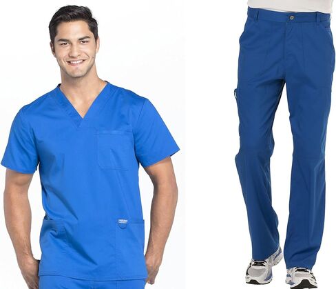 مجموعة شيروكي فرك للرجال ، v-neck 3 جيب أعلى ww670 مع ملائمة 7 جيب مدببة الساق بانت WW140 in Saudi Arabia