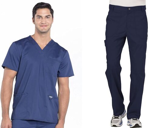 مجموعة شيروكي فرك للرجال ، v-neck 3 جيب أعلى ww670 مع ملائمة 7 جيب مدببة الساق بانت WW140 in Saudi Arabia