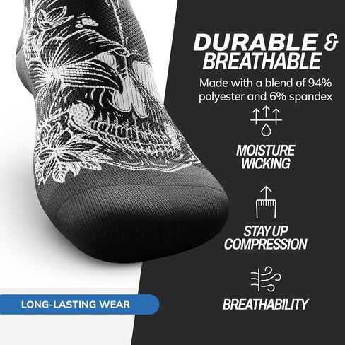 Outway Novelty Crew Socks for Men & Women, Breathable, Moisture-Wicking Athletic Calf Sock with Arch Support in Saudi Arabia