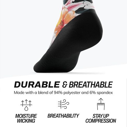 Outway Novelty Crew Socks for Men & Women, Breathable, Moisture-Wicking Athletic Calf Sock with Arch Support in Saudi Arabia
