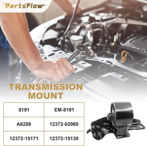 مجموعة محرك محرك Partsflow مجموعة ومجموعة ناقل الحركة 4pcs ل Toyota Corolla 1993 1994 1995 1996 1997 يناسب Geo Prizm 1993-1997 L4 1.6L Auto Trans استبدال# A6261 A6260 A6242 A6258 in Saudi Arabia