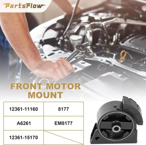 مجموعة محرك محرك Partsflow مجموعة ومجموعة ناقل الحركة 4pcs ل Toyota Corolla 1993 1994 1995 1996 1997 يناسب Geo Prizm 1993-1997 L4 1.6L Auto Trans استبدال# A6261 A6260 A6242 A6258 in Saudi Arabia
