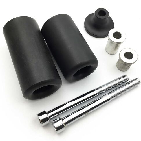 No Cut Frame Slider Protector for 2003 2004 for Kawasaki Zx6R Zx-6R Zx6RR Black in Saudi Arabia