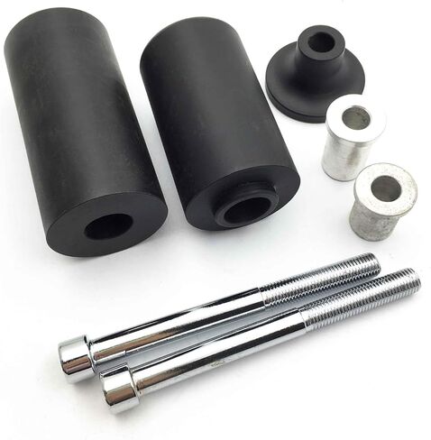No Cut Frame Slider Protector for 2003 2004 for Kawasaki Zx6R Zx-6R Zx6RR Black in Saudi Arabia