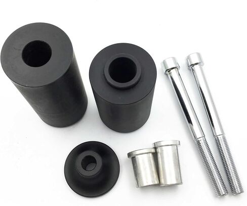 No Cut Frame Slider Protector for 2003 2004 for Kawasaki Zx6R Zx-6R Zx6RR Black in Saudi Arabia