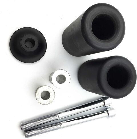No Cut Frame Slider Protector for 2003 2004 for Kawasaki Zx6R Zx-6R Zx6RR Black in Saudi Arabia