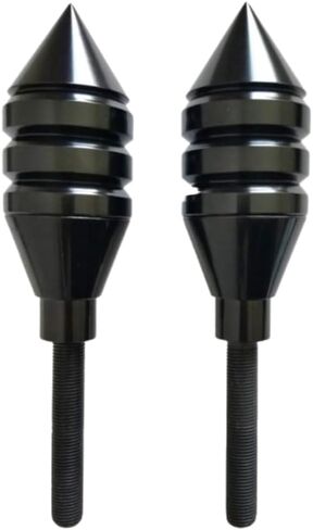 Spiked Black Frame Sliders Compatible with GSXR 600 750 1000, Includes Mounting Kit, Suzuki GSXR600 GSXR750 GSXR1000 in Kuwait