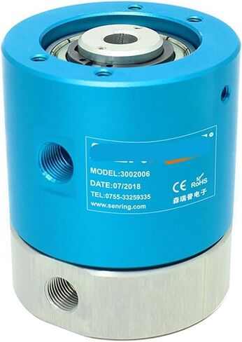 2-Channel G1/8" Port Rotary Joint with 6-8mm Slip Ring 1Mpa air Pressure, Used for Oil, Gas and Water Transportation in Saudi Arabia