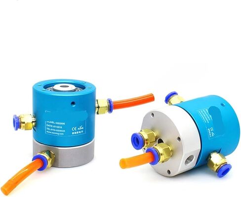 2-Channel G1/8" Port Rotary Joint with 6-8mm Slip Ring 1Mpa air Pressure, Used for Oil, Gas and Water Transportation in Saudi Arabia