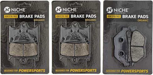 NICHE Brake Pad Set for Yamaha Raider Road Star FJR1300 Roadliner 5JJ-W0045-00-00 Front Rear Organic in Saudi Arabia