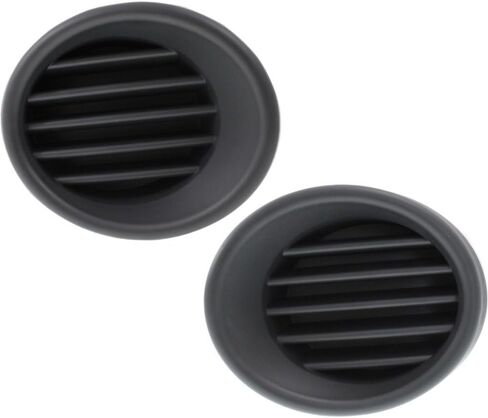 Pair Fog Light Covers Set of 2 Front Driver & Passenger Side for Chevy for Aveo5 LS/LT 09-11 Left and Right Black Without Foglights 96808200 GM1039191,Ships from USA in Saudi Arabia