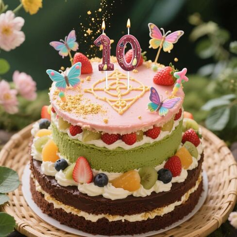 Magical Wizard Birthday Candle, Magic Theme Birthday Number Candle Cake Topper Decorations Magical Wizard Party Supplies for Boys Girls Party Favors (1) in Saudi Arabia