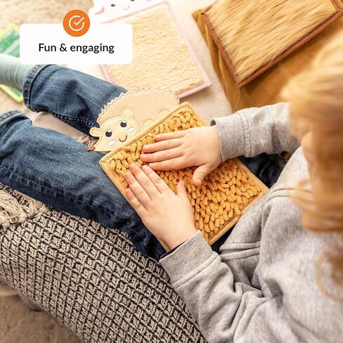 ODOXIA Sensory Mats for Autistic Children | Sensory Tiles for Kids | Sensory Wall Panel | Sensory Mats (Animals) | Sensory Toys | Sensory Room Equipment | Sensory Disorder Toys for Tactile Play in Kuwait