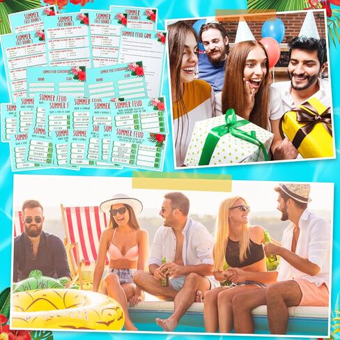 32 Pcs St. Patrick's Day Friendly Feud Game Set St. Patrick's Day Party Game Trivia Quiz 30 Card 2 Buzzer for Adults Family Irish Home Games Activities Party Supplies, Battery Not Included in Kuwait