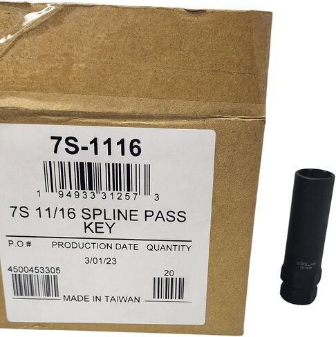Gorilla Automotive 7S-1116 7S 11/16 SPLINE CARPHENGENT KEY KEY in Saudi Arabia