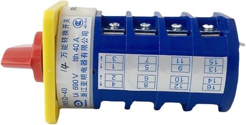 اليخت LW5D-40/4 مفتاح الدوار العالمي 3 التروس 4 أقسام 40A جهة اتصال فضية in Saudi Arabia