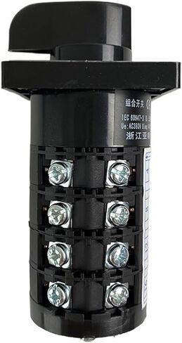 Rotary Switch HZ5B-20/4 Electric Three Positions 16 Terminals Cam Universal Changeover Switch 20A 4 Poles in Saudi Arabia
