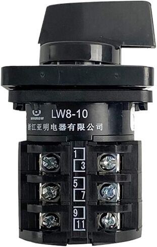 LW8-10YH3/3 Voltage Conversion Switch 3 Gears 3 Sections 10A Silver Contact Rotary Switch in Saudi Arabia
