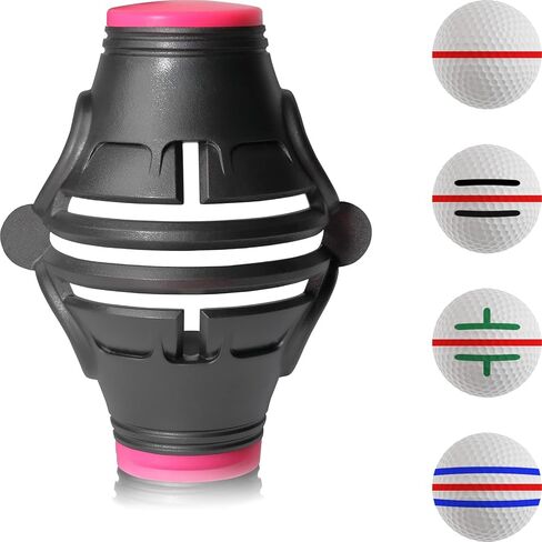 1 Pack 360° Triple Line Golf Ball Marker，Golf Ball Line Marker Tool，Golf Ball Marker Stencil，Alignment Ball Marker，Golf Accessories in Saudi Arabia