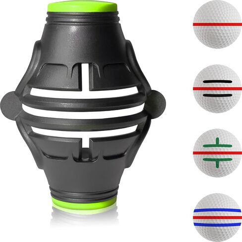 1 Pack 360° Triple Line Golf Ball Marker，Golf Ball Line Marker Tool，Golf Ball Marker Stencil，Alignment Ball Marker，Golf Accessories in Saudi Arabia