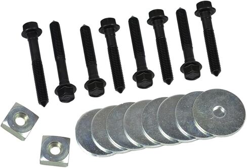 Inline Tube Compatible with 1968-72 Chevrolet A-Body Body Mount Hardware Kit for Hardtop Or Convertible 18pc in Saudi Arabia