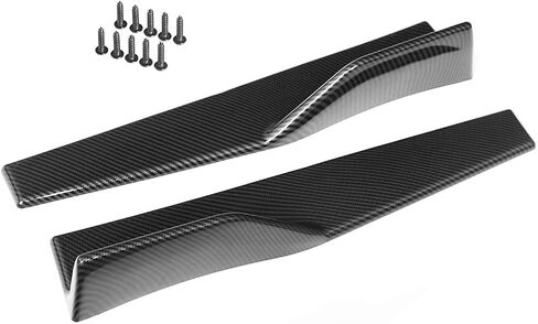 CCIYU Rocker Panel Skirt 17.75" 4" Carbon Fiber Side Skirts Compatible for B2013-2019 for Acura ILX 2009-2018 for Acura Challenger in Saudi Arabia