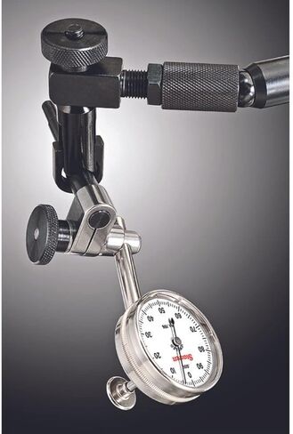 Starrett Magnetic Base Indicator Holder, High Precision, Adjustable Arm, Strong Magnetic Grip, for Machinists & Engineers, Versatile Positioning - 657TW in Saudi Arabia