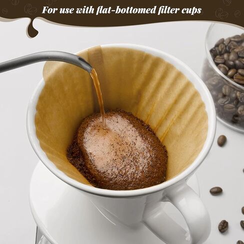 300 Count Percolator Coffee Filters, 3.75 Inch Natural Unbleached Disposable Coffee Filter, Disc Coffee Filters for Percolators Camping Coffee Pot Home Office Use in Kuwait