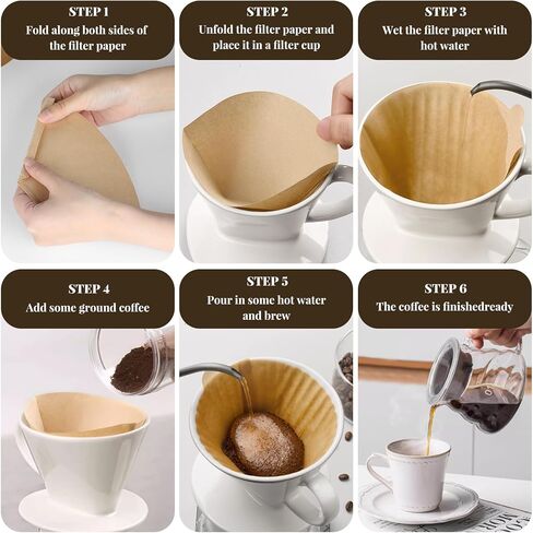 300 Count Percolator Coffee Filters, 3.75 Inch Natural Unbleached Disposable Coffee Filter, Disc Coffee Filters for Percolators Camping Coffee Pot Home Office Use in Kuwait