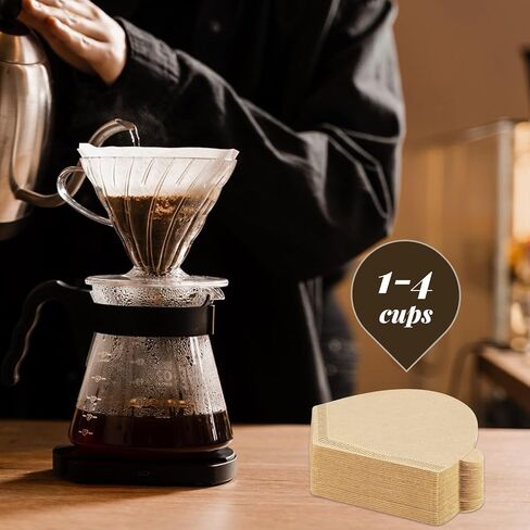 300 Count Percolator Coffee Filters, 3.75 Inch Natural Unbleached Disposable Coffee Filter, Disc Coffee Filters for Percolators Camping Coffee Pot Home Office Use in Kuwait