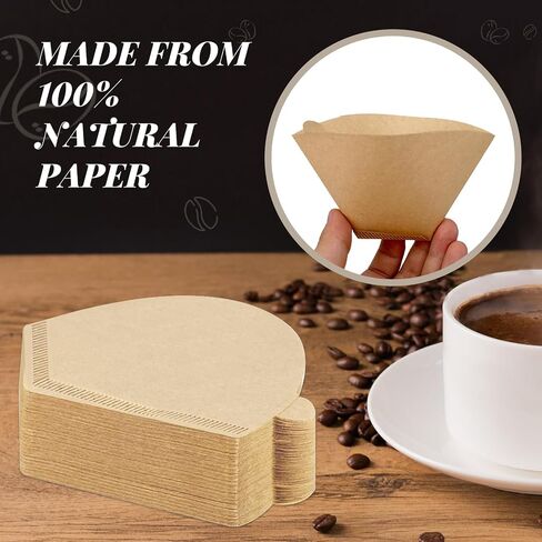 300 Count Percolator Coffee Filters, 3.75 Inch Natural Unbleached Disposable Coffee Filter, Disc Coffee Filters for Percolators Camping Coffee Pot Home Office Use in Kuwait