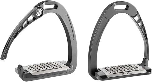 Acavallo Arena Alupro Safety Stirrup, One size, 12 cm, Brown in Kuwait