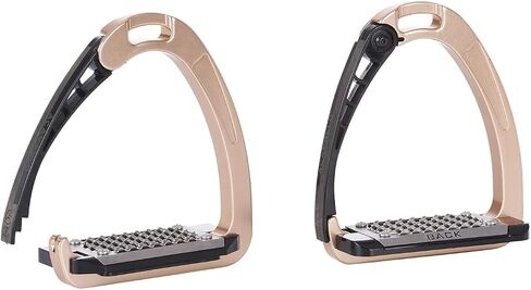Acavallo Arena Alupro Safety Stirrup, One size, 12 cm, Brown in Kuwait